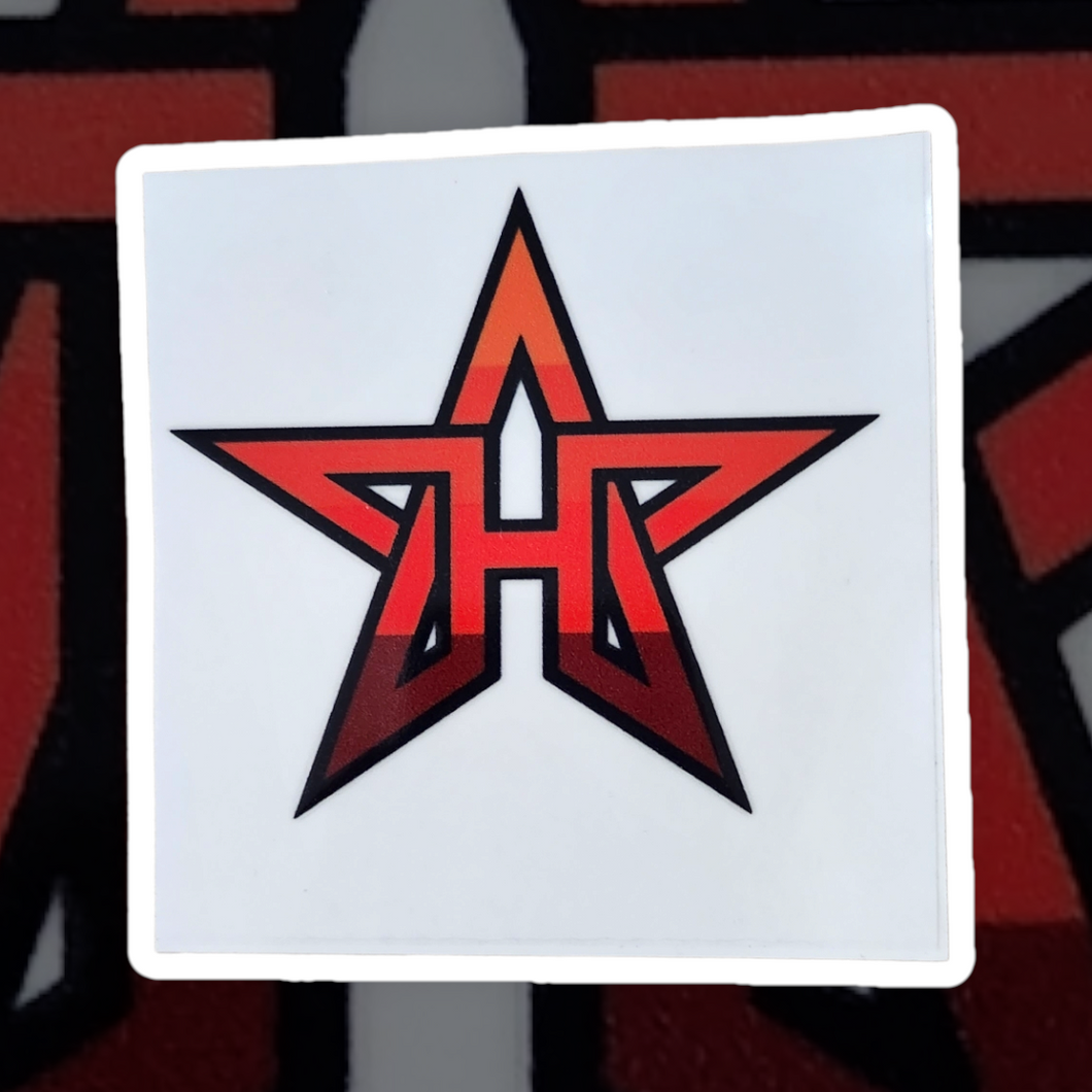 Astro star 3x3 decal