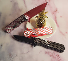 Load image into Gallery viewer, Cute heart pocket knife, kawaii aesthetics
