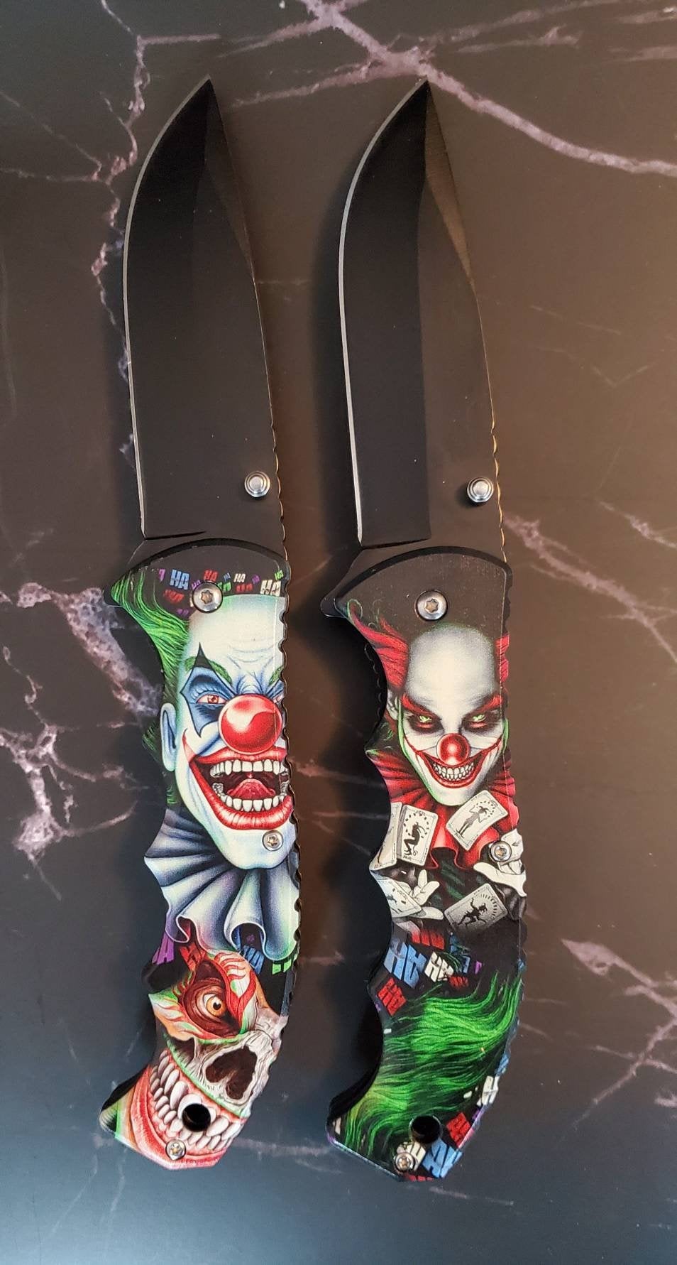 Laughing Clown pocket knife
